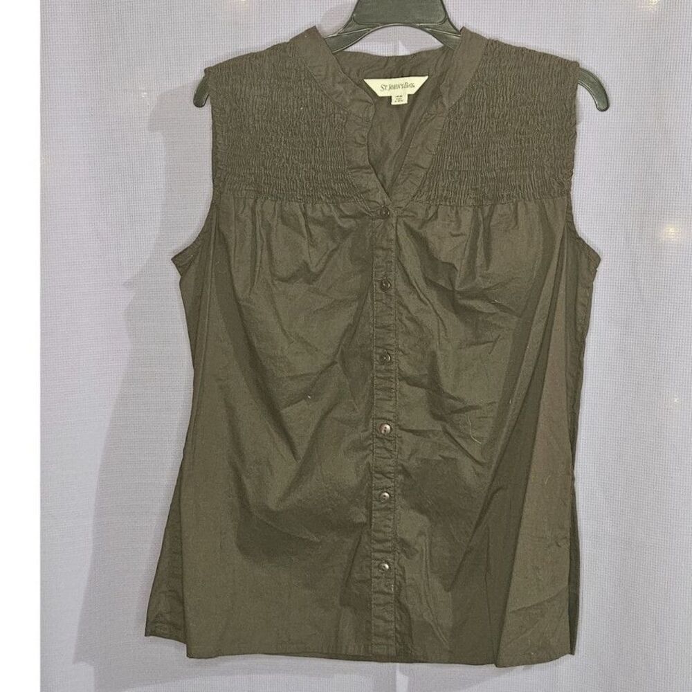 St. John's Bay, Brown, Top, Size: L